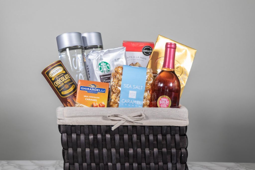 Airbnb welcome basket